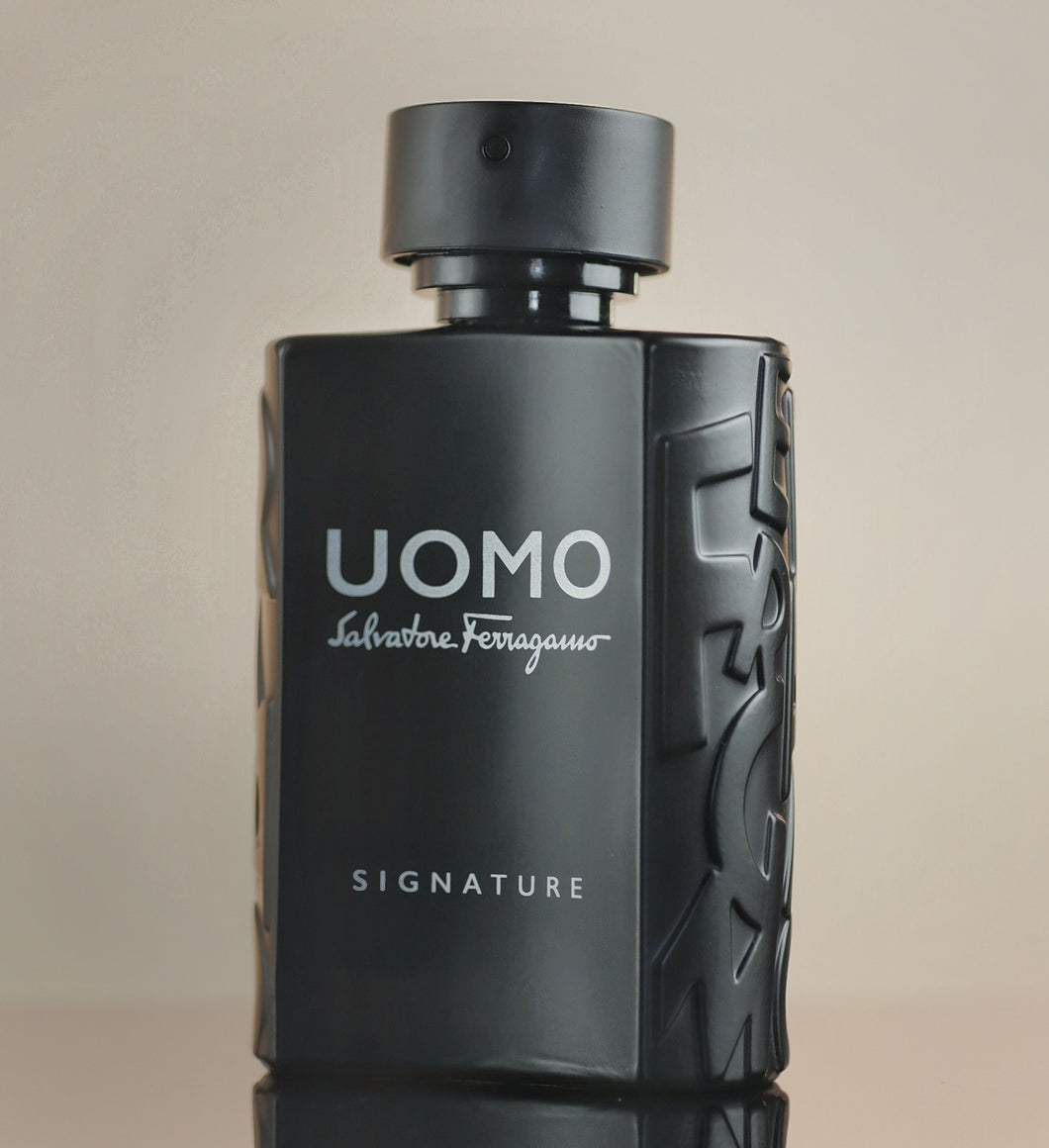 vestirse cuidadosamente Vástago Salvatore Ferragamo Uomo Signature | Fragrance Sample | Sample – Visionary  Fragrances